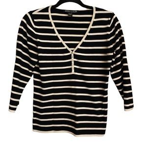 Scott Taylor Striped Top size L